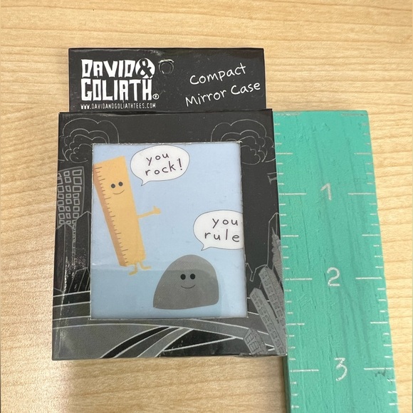DAVID & GOLIATH YOU ROCK! YOU RULE! Compact Mirror - Picture 3 of 3